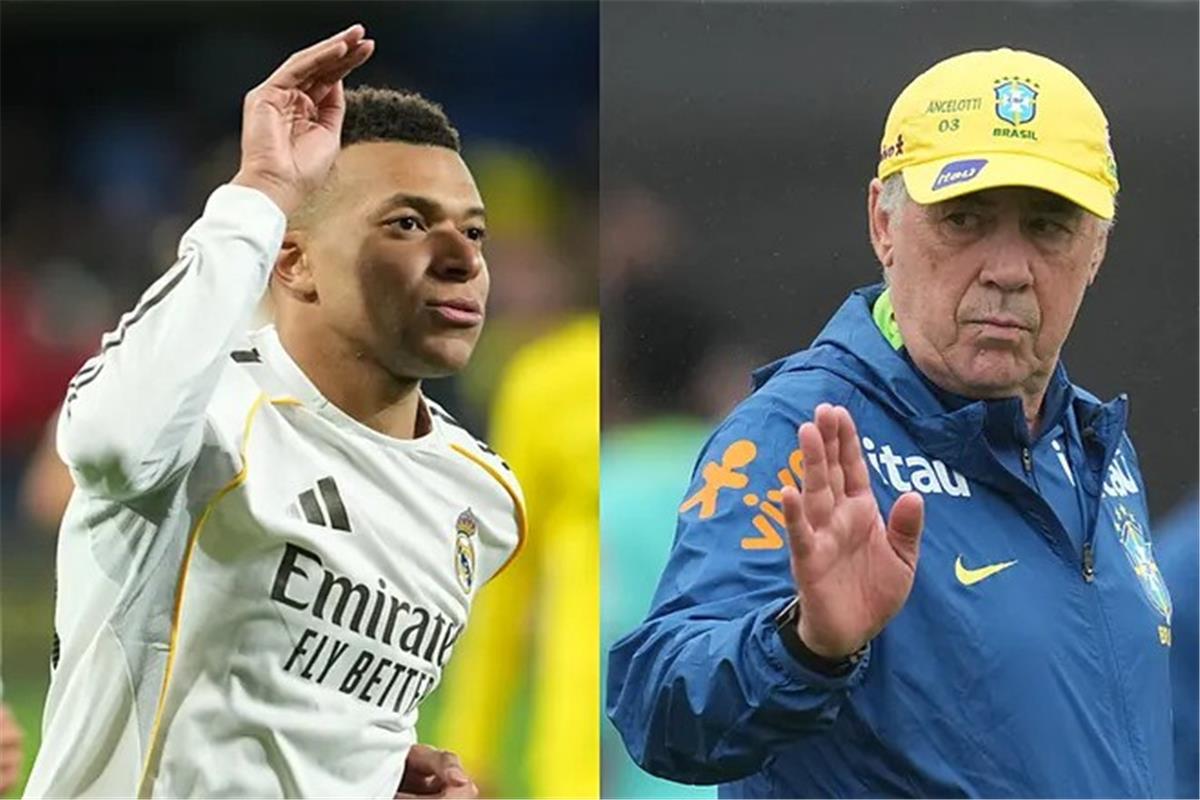 أنشيلوتي يحذر البرازيل من كيليان مبابي ويعلن غياب مدافع السيليساو أمام فرنسا