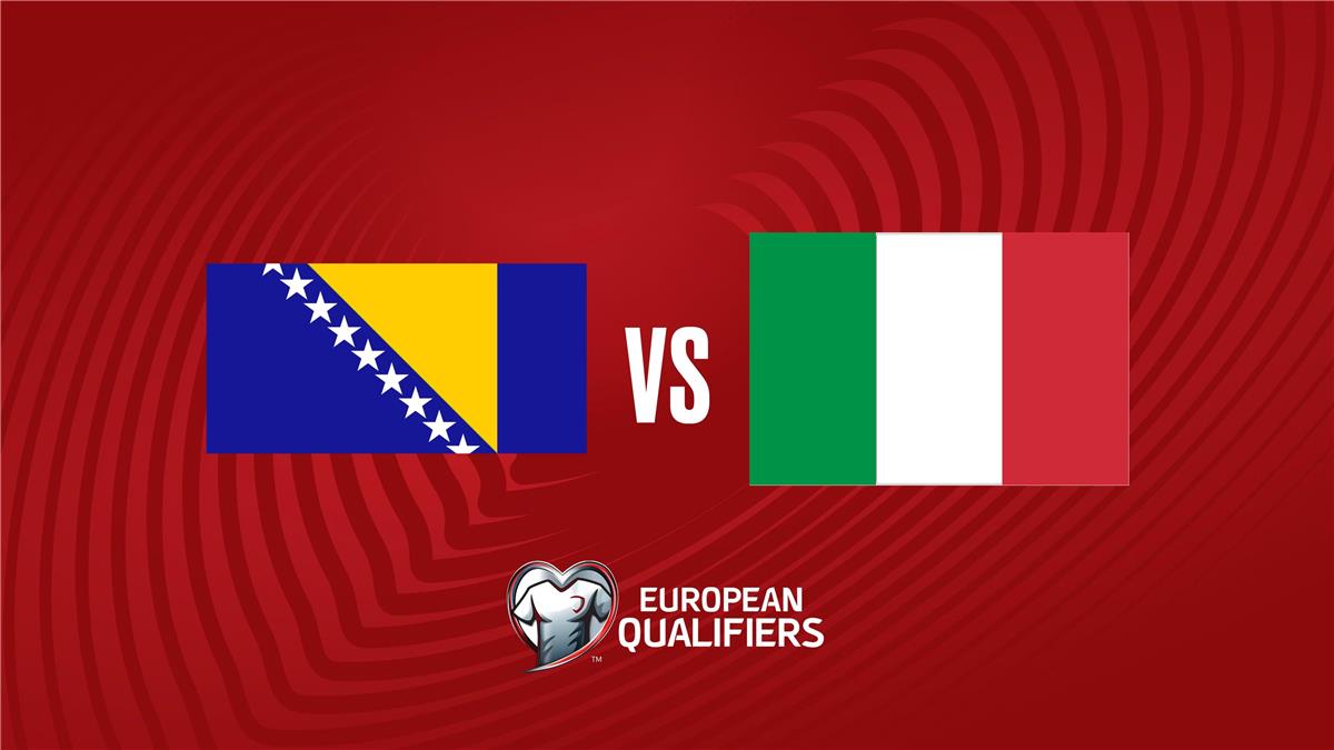 القناة الناقلة لمباراة إيطاليا والبوسنة والهرسك اليوم في نهائي ملحق كأس العالم