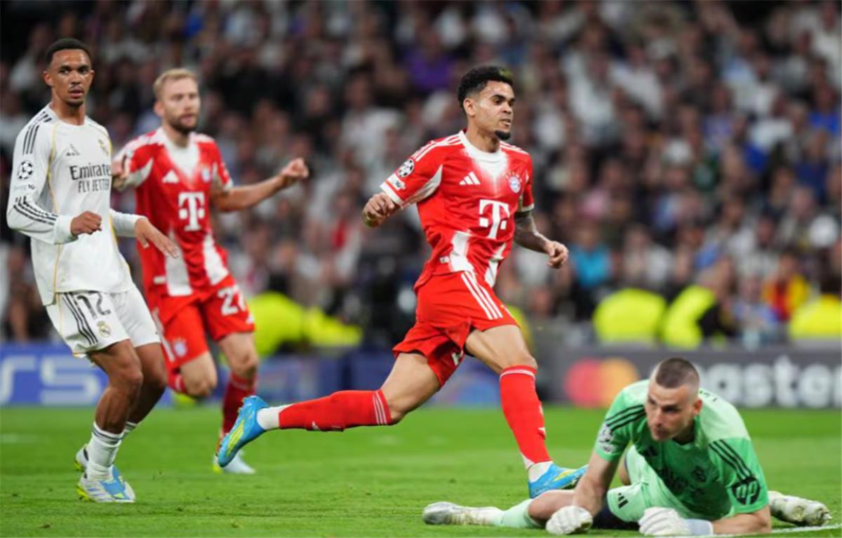 فيديو | لويس دياز يسجل هدف بايرن ميونخ الأول أمام ريال مدريد 