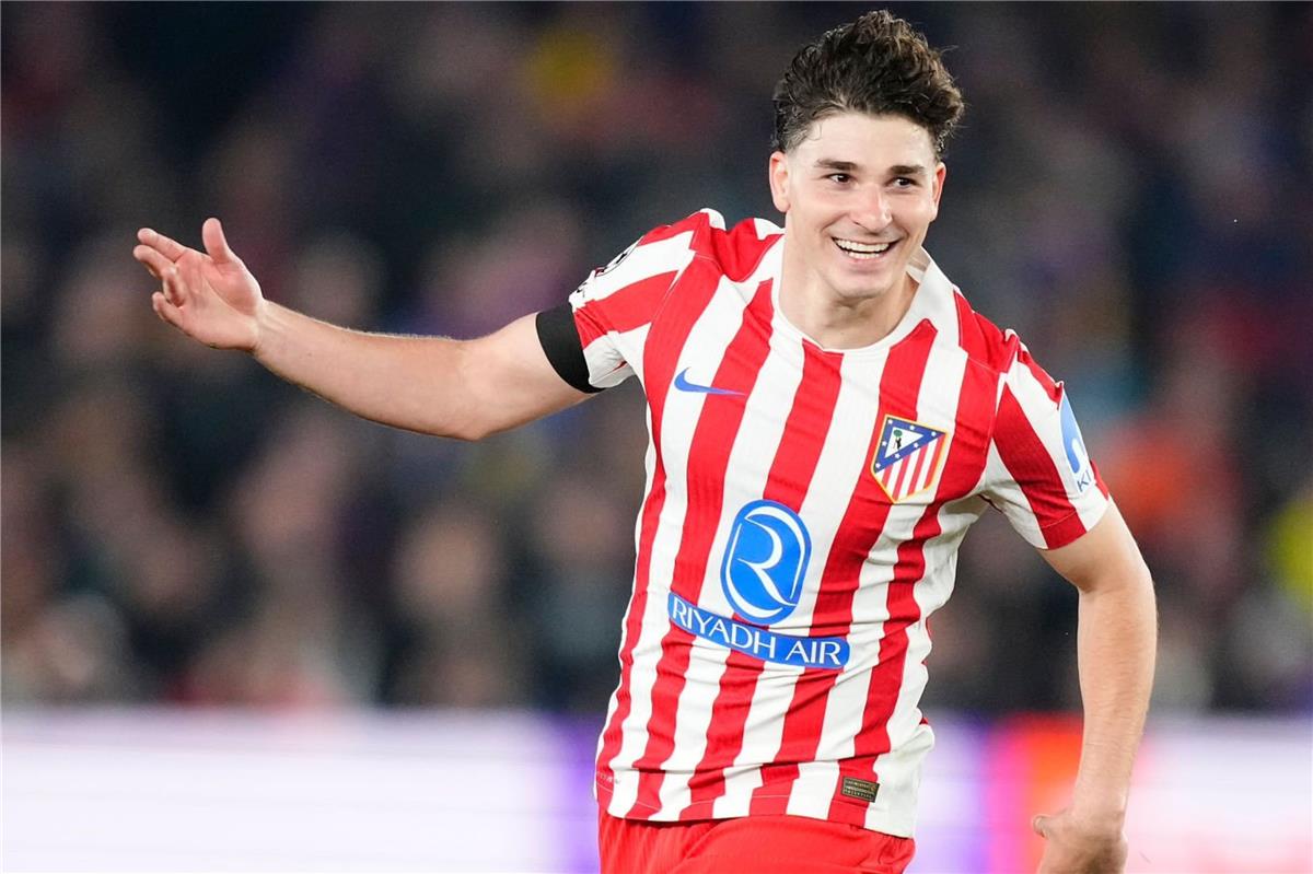 فيديو | ألفاريز يسجل هدف أتلتيكو مدريد الأول أمام برشلونة