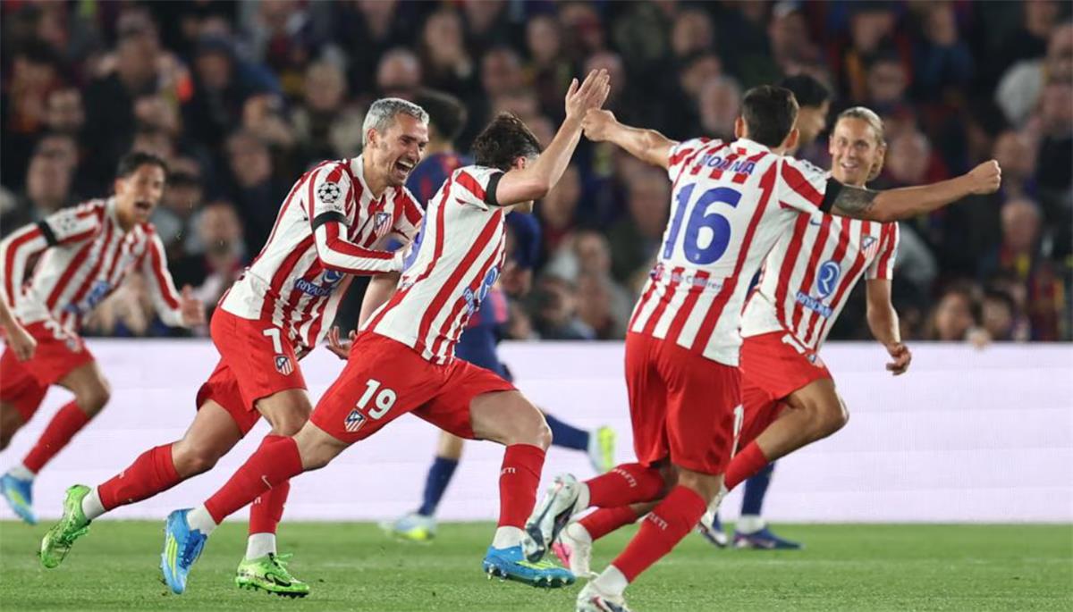 رجل مباراة برشلونة وأتلتيكو مدريد في دوري أبطال أوروبا