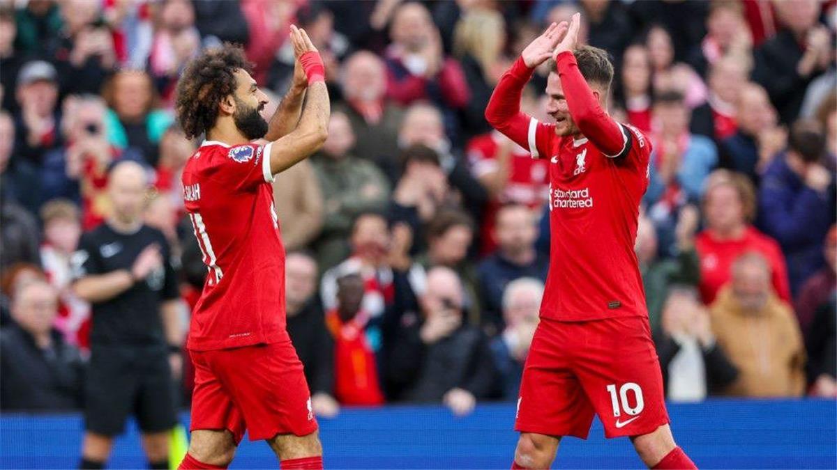 ماك أليستر يوجه رسالة لـ محمد صلاح بعد مشاركته الأخيرة مع ليفربول في دوري أبطال أوروبا