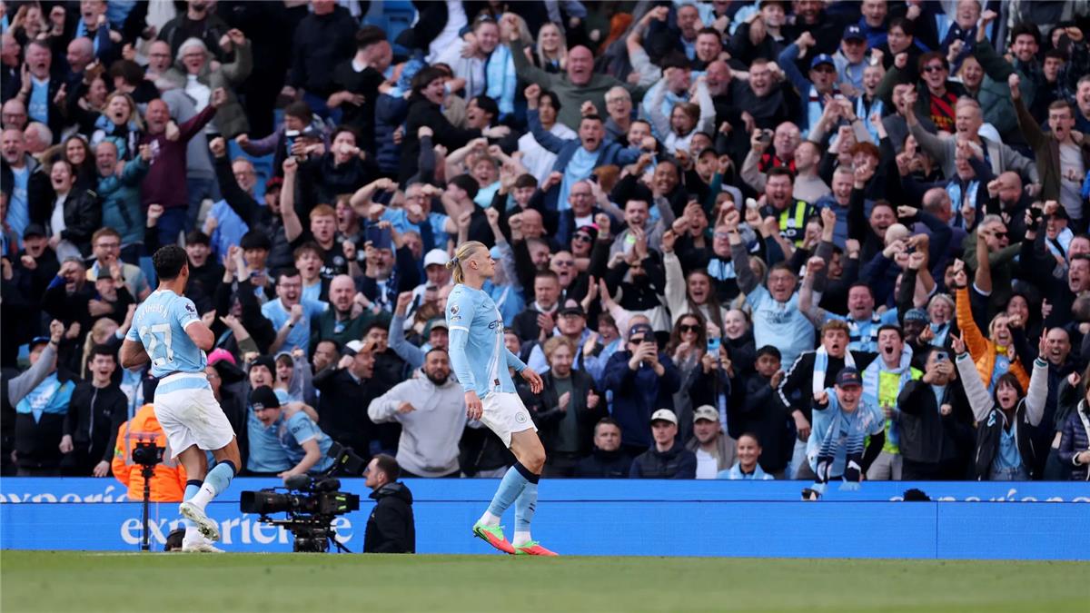 فيديو | هالاند يسجل هدف مانشستر سيتي الثاني أمام آرسنال