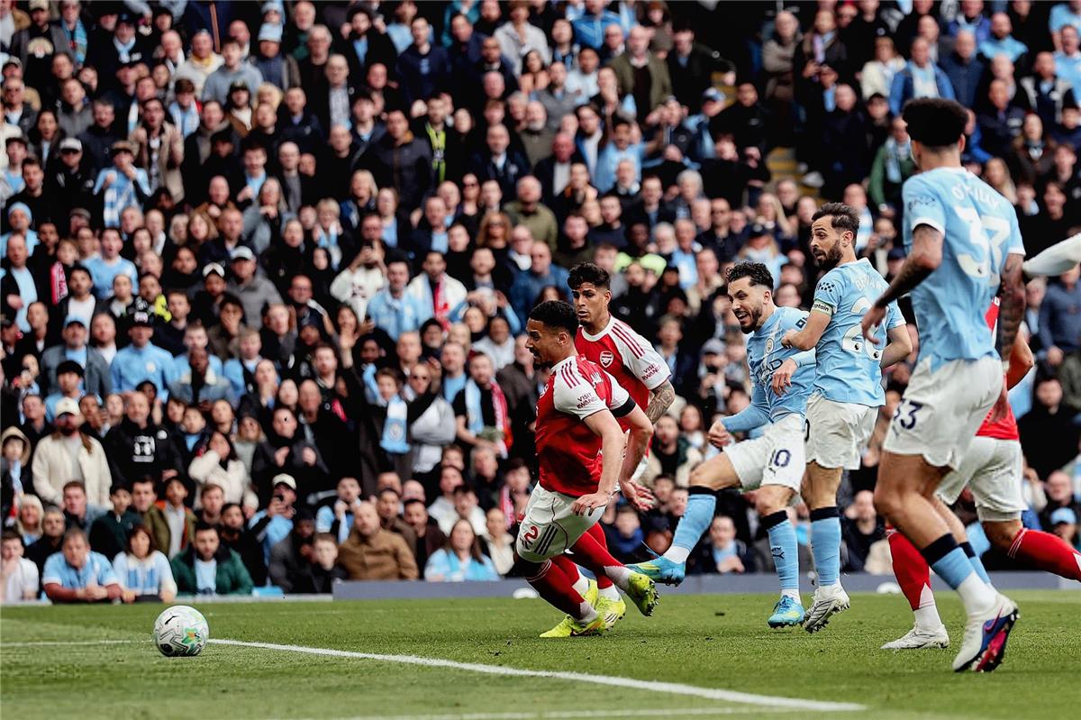 مباريات آرسنال المتبقية في الدوري الإنجليزي بعد الهزيمة أمام مانشستر سيتي