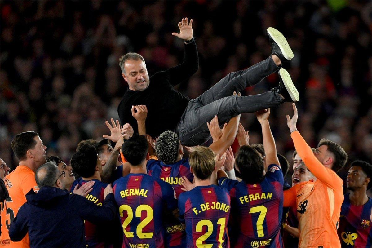 فليك بعد تتويج برشلونة بـ الليجا: يومي بدأ بشكل سيء.. وأحب هذا الفريق