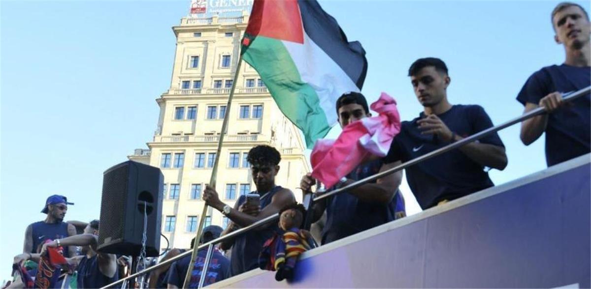 لامين يامال يثير ردة فعل قوية داخل الكيان الصهيوني.. ورسائل دعم فلسطينية