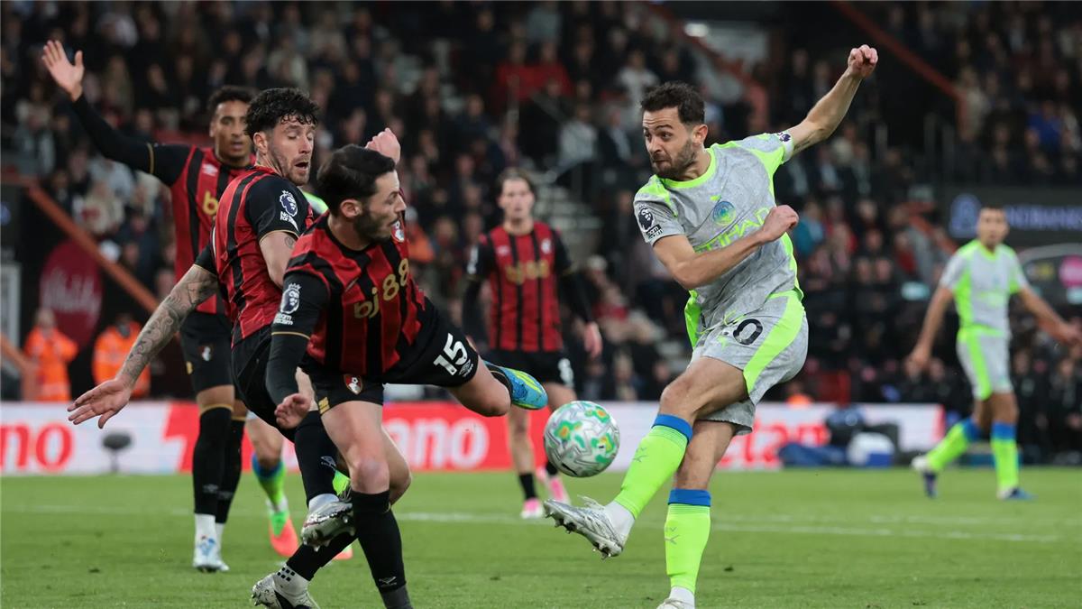 ترتيب الدوري الإنجليزي بعد تعادل مانشستر سيتي مع بورنموث