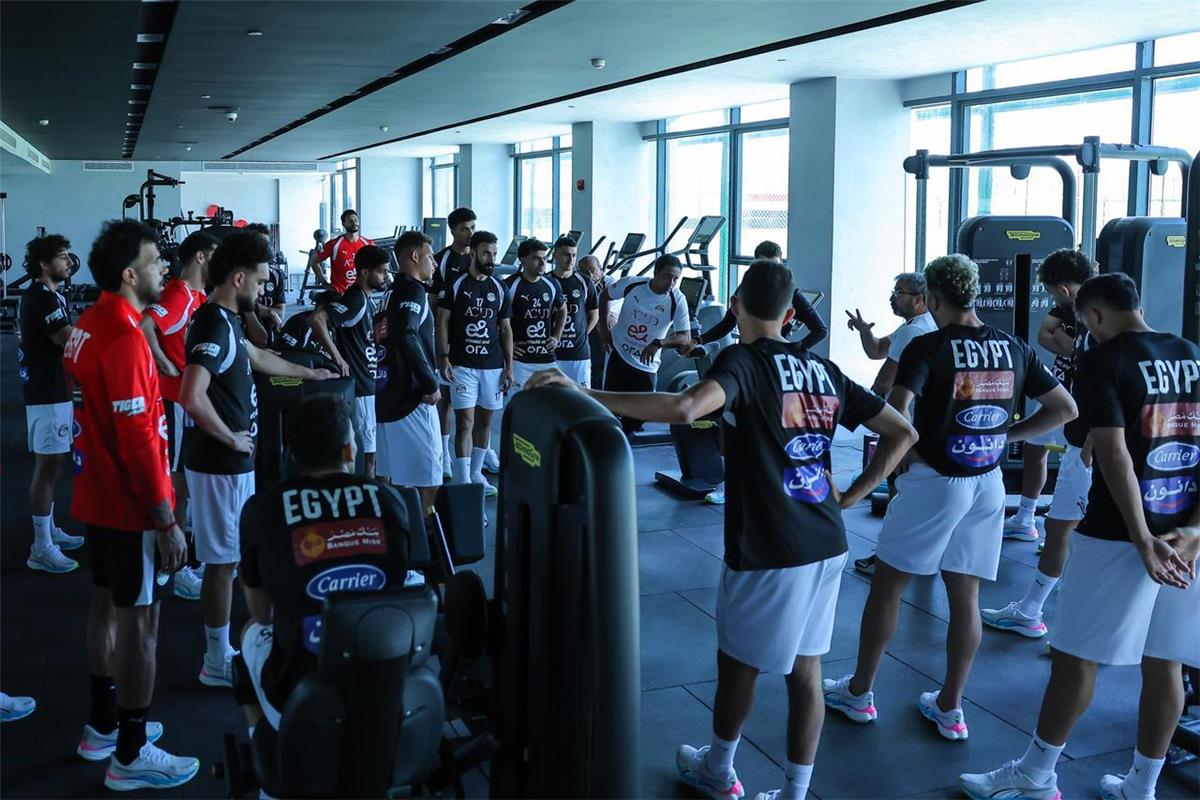 مران منتخب مصر | تدريبات في الجيم.. وحضور وفد من فيفا قبل كأس العالم