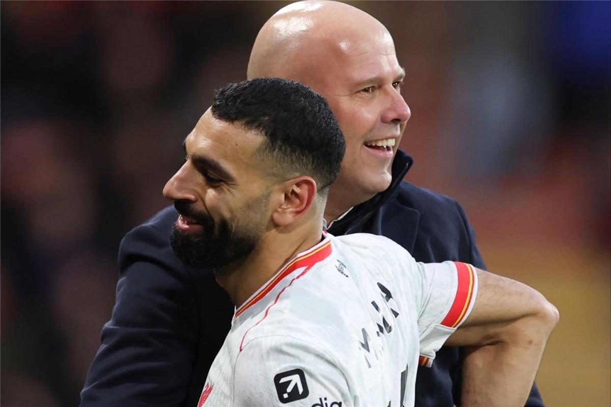 سلوت: ما فعله محمد صلاح لا يصدق.. وهذا أجمل أهدافه