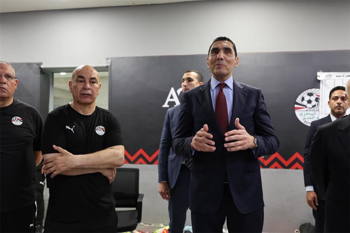 طلب ودعم.. وزير الرياضة يحفز لاعبي منتخب مصر قبل كأس العالم