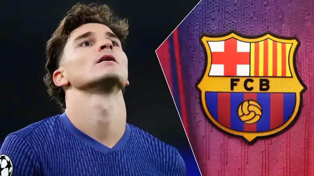 برشلونة يتخذ خطوة جديدة لحسم تعاقده مع جوليان ألفاريز