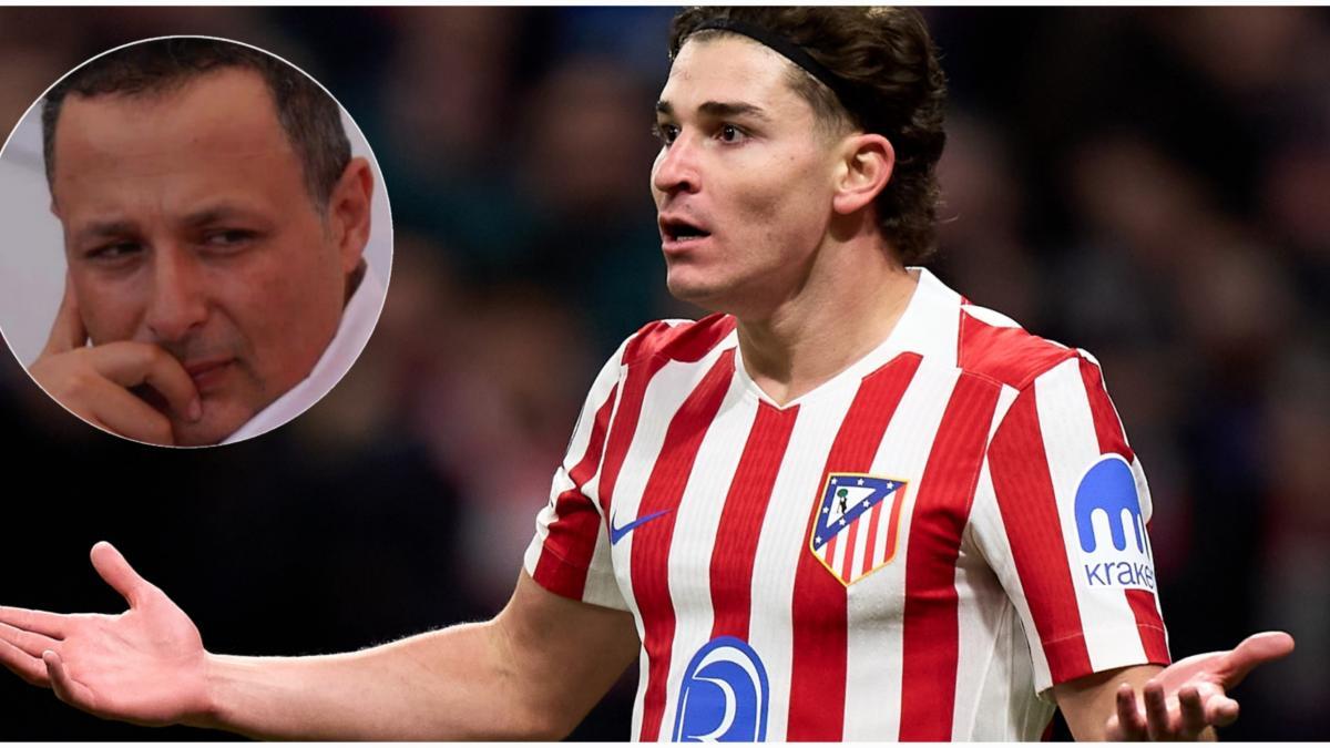 أزمة جديدة.. وكيل ألفاريز يشن هجومًا على رئيس أتلتيكو مدريد