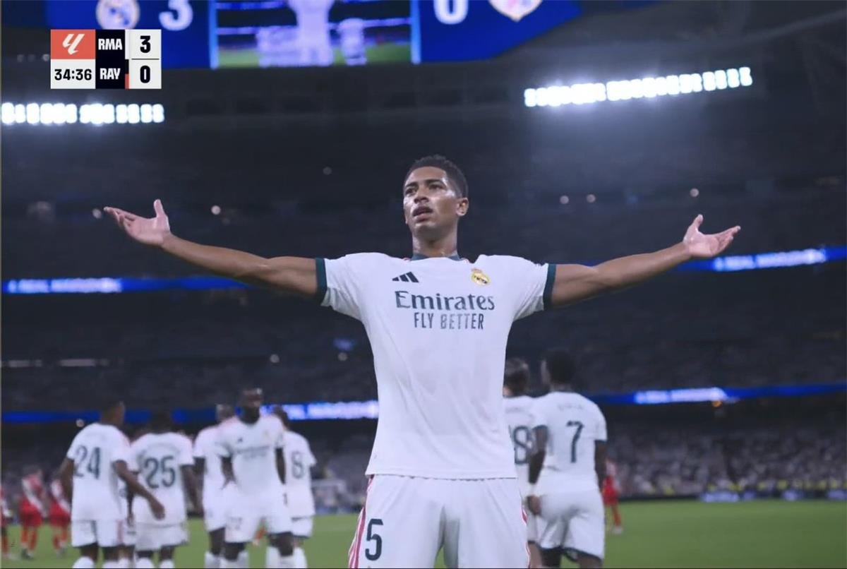 فيديو | بيلينجهام يسجل هدف ريال مدريد الثالث أمام رايو فاليكانو