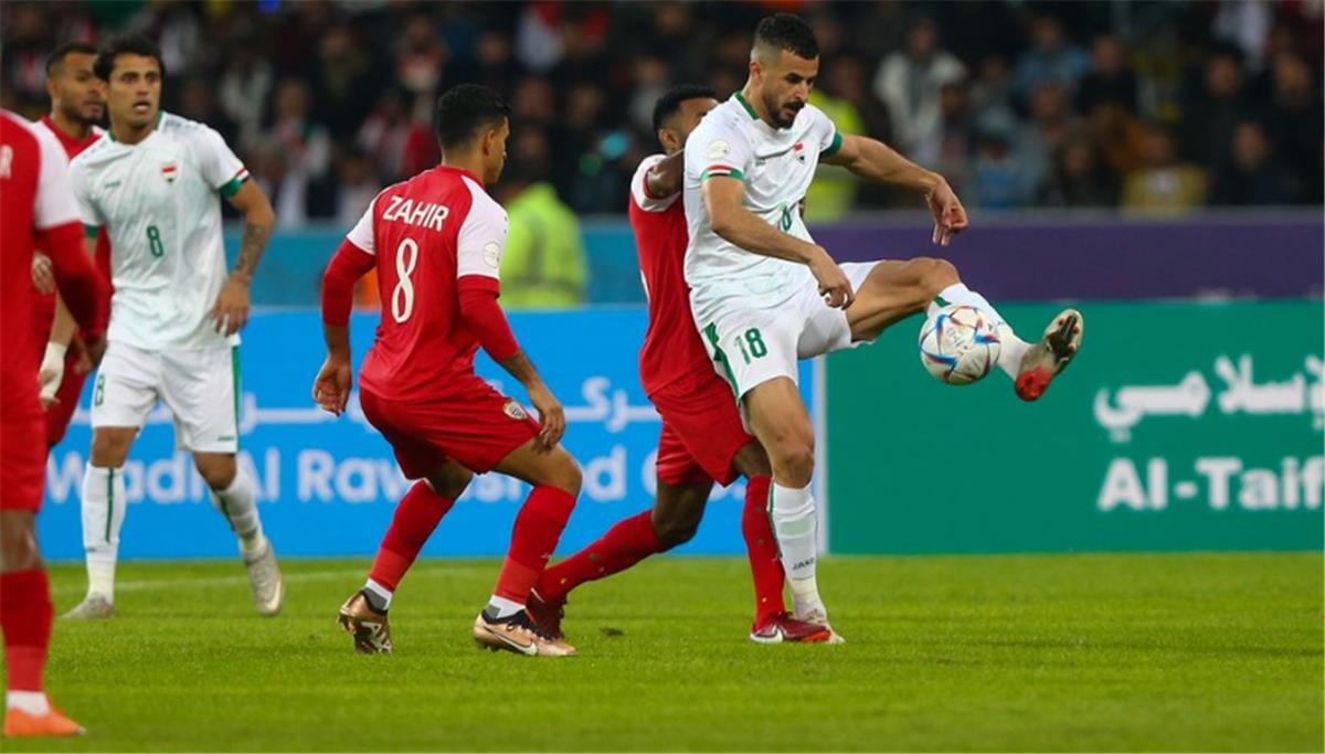 موعد والقنوات الناقلة لمباراة العراق وعمان اليوم في كأس الخليج خليجي 27