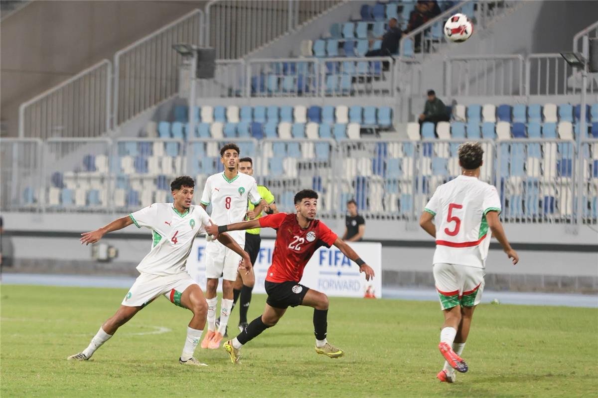 فيديو | منتخب مصر يسقط بثنائية أمام المغرب في تصفيات شمال إفريقيا تحت 20 عامًا