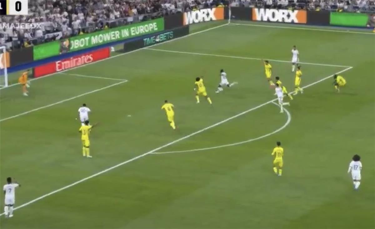 فيديو | ديوماندي يسجل هدف ريال مدريد الأول أمام فياريال