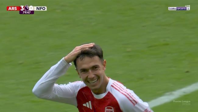 هدف زوبيميندي الثاني في مرمي نوتينجهام فورست بالدوري الانجليزي