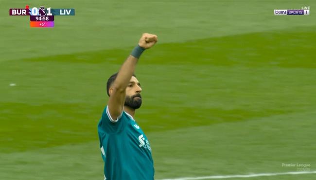 هدف محمد صلاح القاتل في مرمي بيرنلي بالدوري الانجليزي