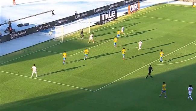 العارضة تحرم خوان بيزيرا من تسجيل هدف محقق امام الاسماعيلي