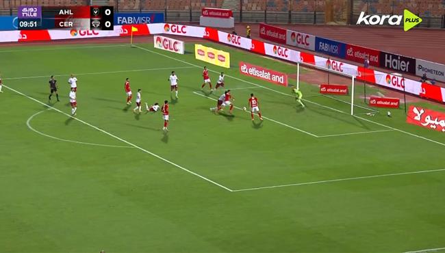 القائم يحرم محمد شريف من تسجيل هدف امام سيراميكا كليوباترا