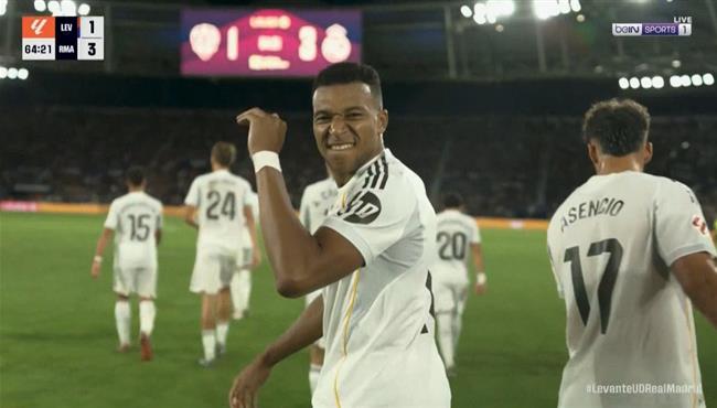 هدف مبابي الاول في مرمي ليفانتي بالدوري الاسباني