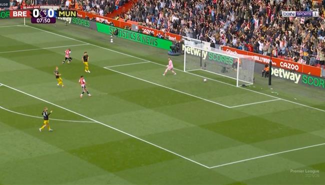 اهداف مباراة مانشستر يونايتد وبرينتفورد (13) الدوري الانجليزي