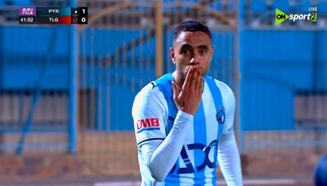 هدف محمد الشيبي الاول الرائع في مرمي طلائع الجيش بالدوري المصري