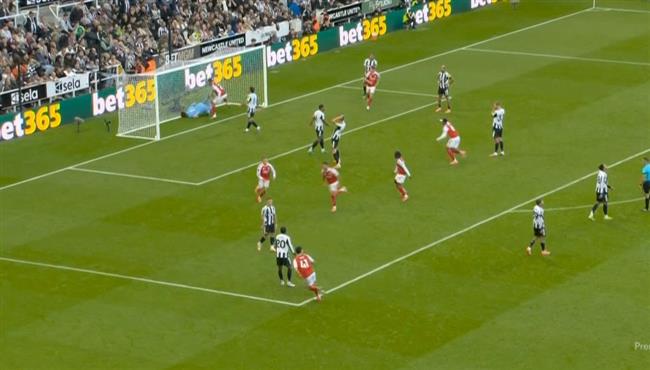 هدف تعادل ارسنال مع نيوكاسل (11) الدوري الانجليزي