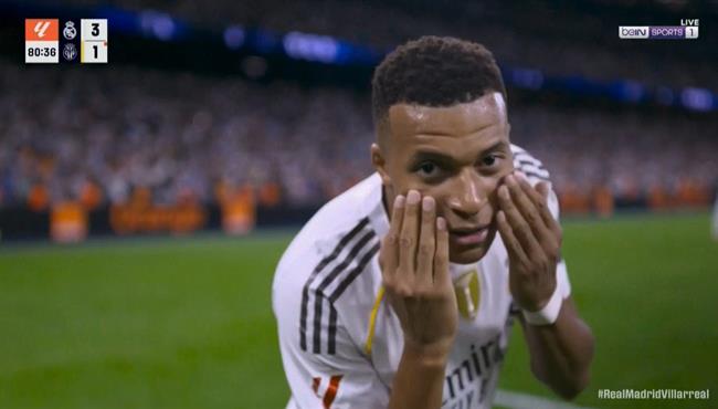 هدف مبابي في مرمي فياريال اسيست ابراهيم دياز