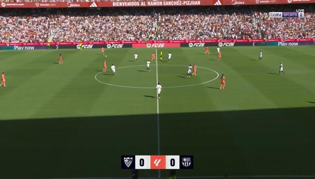 ملخص مباراة برشلونة واشبيلية (14) الدوري الاسباني