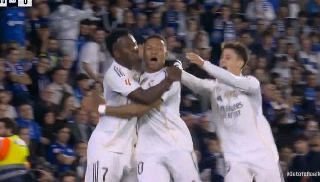 هدف مبابي في مرمي خيتافي بالدوري الاسباني