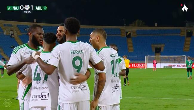 هدف فوز الاهلي علي النجمة (10) الدوري السعودي