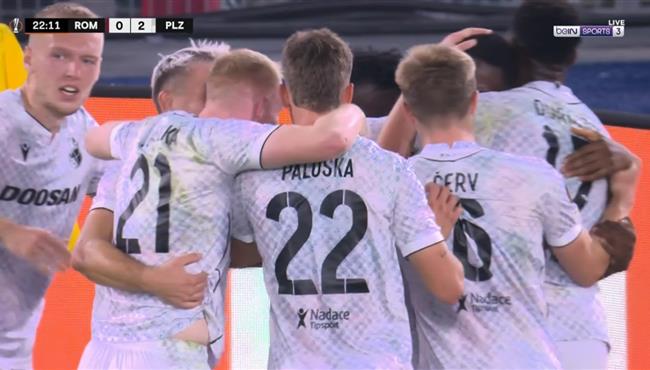 اهداف مباراة روما وفيكتوريا بلزن (12) الدوري الاوروبي