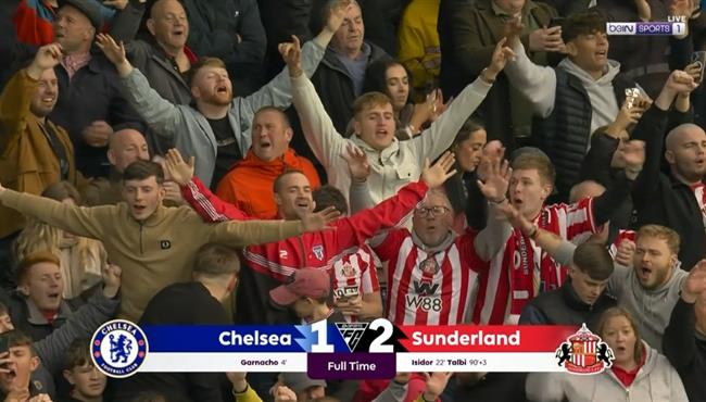 اهداف مباراة تشيلسي وسندرلاند في الدوري الانجليزي
