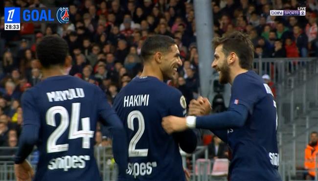 اهداف مباراة باريس سان جيرمان وبريست في الدوري الفرنسي