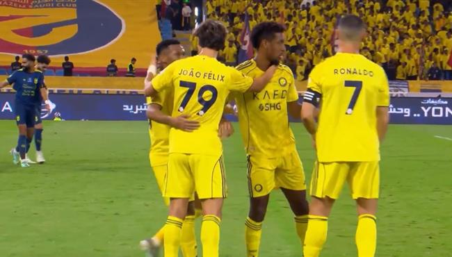 اهداف مباراة النصر والحزم في الدوري السعودي