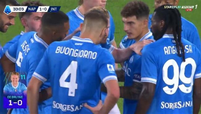 اهداف مباراة انتر ميلان ونابولي (13) الدوري الايطالي