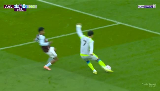 هدف هالاند الملغي في مرمي استون فيلا بعد تمريرة عمر مرموش