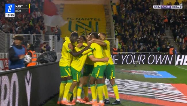اهداف مباراة نانت وموناكو في الدوري الفرنسي