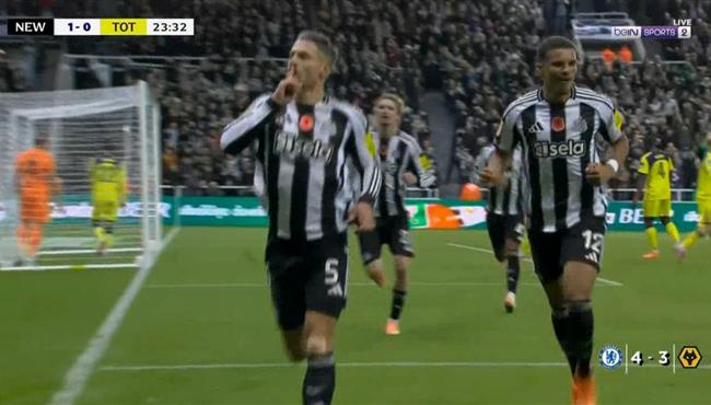 اهداف مباراة نيوكاسل وتوتنهام (20) الدوري الانجليزي