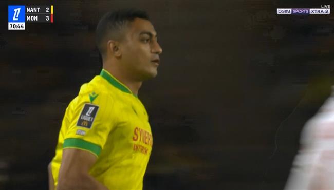 ملخص لمسات مصطفي محمد في مباراة نانت وموناكو بالدوري الفرنسي