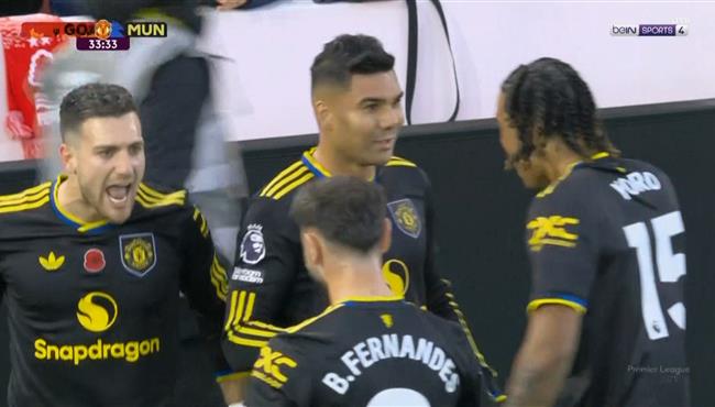 اهداف مباراة مانشستر يونايتد ونوتينجهام فورست في الدوري الانجليزي