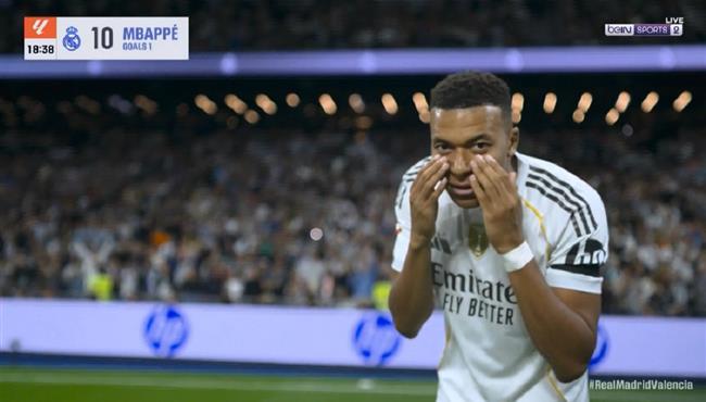 هدف مبابي الاول في مرمي فالنسيا بالدوري الاسباني