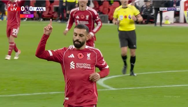 ملخص لمسات  محمد صلاح في مباراة ليفربول واستون فيلا بالدوري الانجليزي