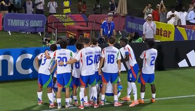هدف ايطاليا الاول في مرمي قطر بكأس العالم تحت 17 عام