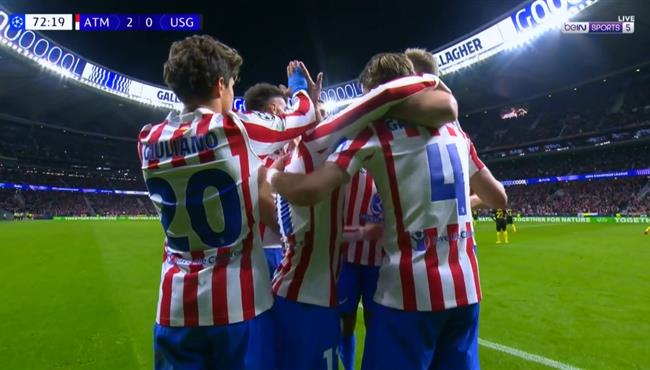 اهداف مباراة اتلتيكو مدريد وسانت جيلواز (31) دوري ابطال اوروبا