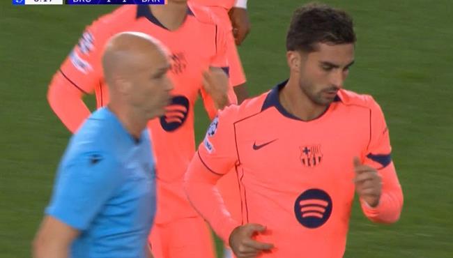 هدف فيران توريس في مرمي كلوب بروج بدوري ابطال اوروبا