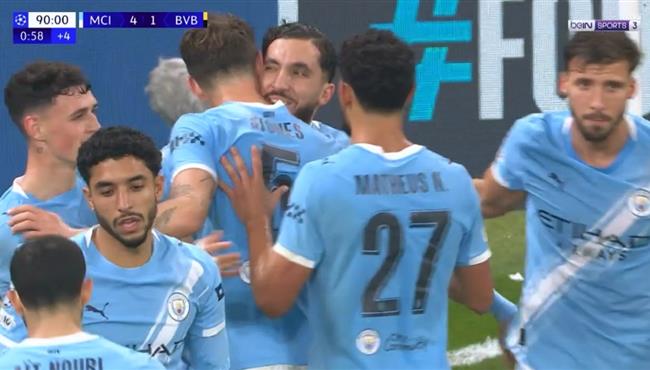 اهداف مباراة مانشستر سيتي وبوروسيا دورتموند في دوري ابطال اوروبا