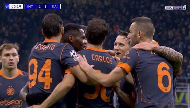 اهداف مباراة انتر ميلان وقايرات الماته (21) دوري ابطال اوروبا