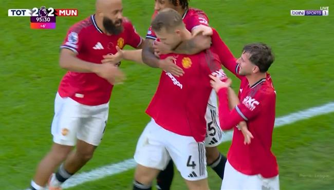 اهداف مباراة مانشستر يونايتد وتوتنهام في الدوري الانجليزي